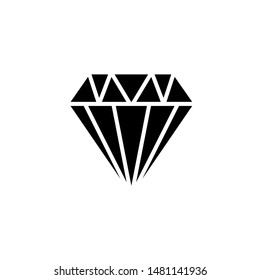 Diamond Icon Best Vector Emblem Isolated Illustration , Gold Luxury Woman Fashion , Outline Solid Background White
