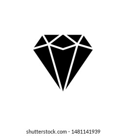 Diamond Icon Best Vector Emblem Isolated Illustration , Gold Luxury Woman Fashion , Outline Solid Background White

