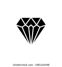 Diamond Icon Best Vector Emblem Isolated Illustration , Gold Luxury Woman Fashion , Outline Solid Background White

