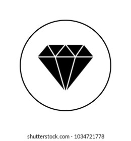 Diamond icon in circle