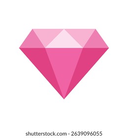 Diamond icon. Colored vector illustration.