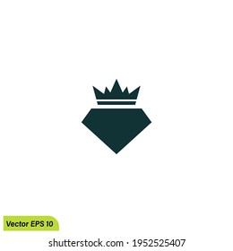 diamond icon company logo concept 
