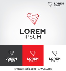 Diamond Icon Design.