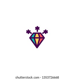 Diamond icon design. e-commerce icon vector illustration