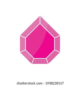 Diamond icon design isolated on white background