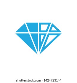 Diamond icon design template vector illustration isolated