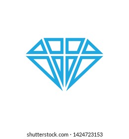Diamond icon design template vector illustration isolated