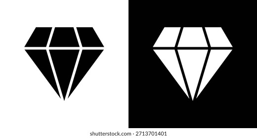 Colección de Vector de diseño de icono de diamante.