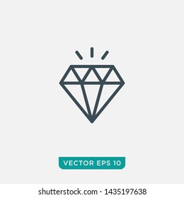 Diamond Icon Design, Vector EPS10