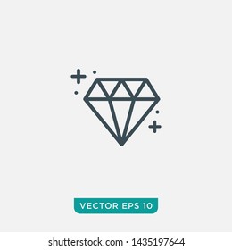 Diamond Icon Design, Vector EPS10