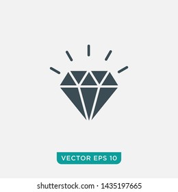 Diamond Icon Design, Vector EPS10