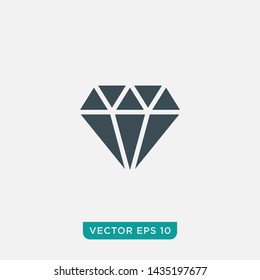 Diamond Icon Design, Vector EPS10