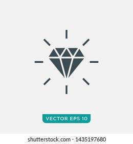 Diamond Icon Design, Vector EPS10