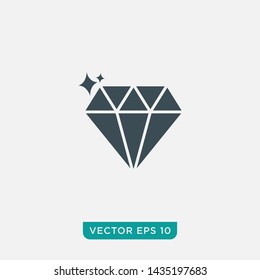 Diamond Icon Design, Vector EPS10