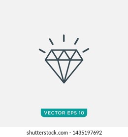 Diamond Icon Design, Vector EPS10