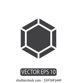 Diamond icon design vector template
