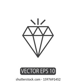 Diamond icon design vector template