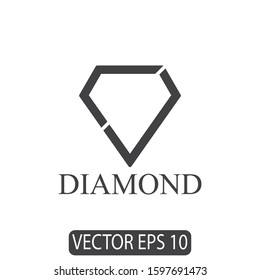 Diamond icon design vector template