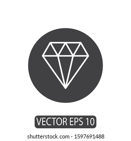 Diamond icon design vector template