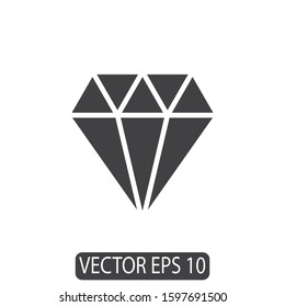 Diamond icon design vector template