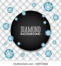 Diamond icon. Elegant concept. Gem design