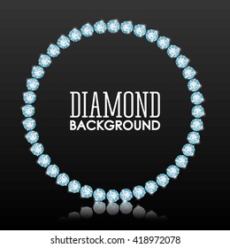 Diamond icon. Elegant concept. Gem design