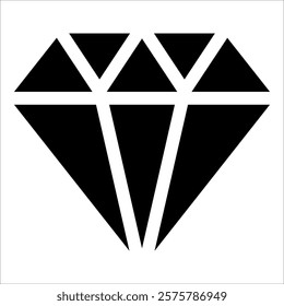 Diamond Icon Element For Design