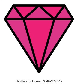 Diamond Icon Element For Design
