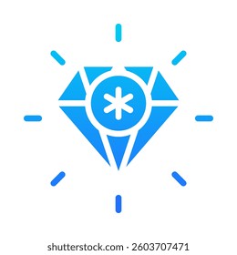 Diamond Icon Element For Design