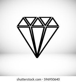 Diamond icon, EPS