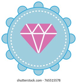 diamond icon flat color