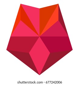 Diamond icon (flat design)