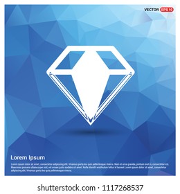 Diamond icon - Free vector icon