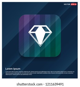 Diamond icon - Free vector icon