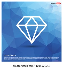 Diamond icon - Free vector icon