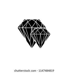 Diamond icon illustration isolated vector