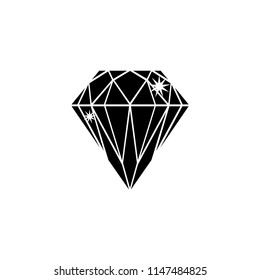 Diamond icon illustration isolated vector