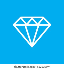 Diamond icon illustration isolated vector sign symbol