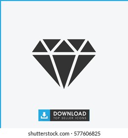 diamond icon illustration isolated vector