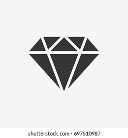Diamond icon illustration isolated vector sign symbol