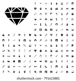 Diamond icon illustration isolated vector. editable beauty icons vector set.