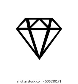 Diamond icon illustration vector