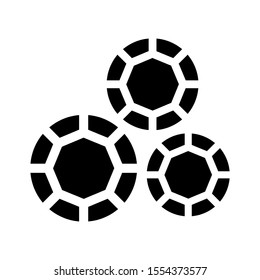 diamond icon isolated sign symbol vector illustration - high quality black style vector icons
