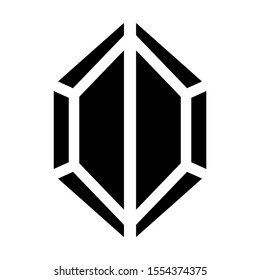 diamond icon isolated sign symbol vector illustration - high quality black style vector icons
