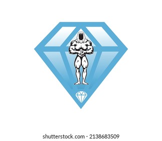 Diseñador de diseño de logotipo de icono de diamante