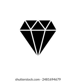 Diamond icon logo design. diamond gems sign and symbol