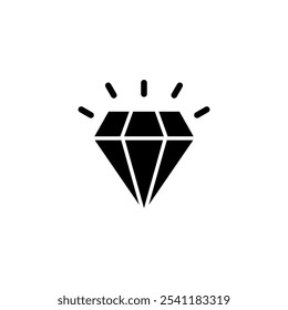 Diamond icon logo design. diamond gems sign and symbol