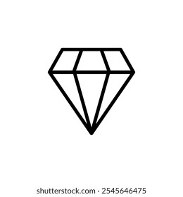 Diseño del logotipo del icono del diamante. signo y símbolo de las gemas del diamante