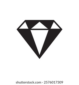 Diamond icon, diamond logo design template.