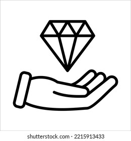 Diamond Icon Logo Design Vector Template Illustration Sign And Symbol